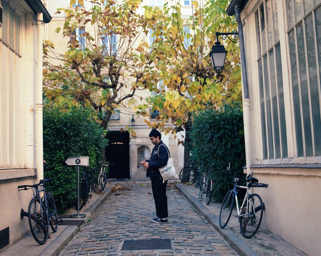 Autumn courtyard – Paris, France