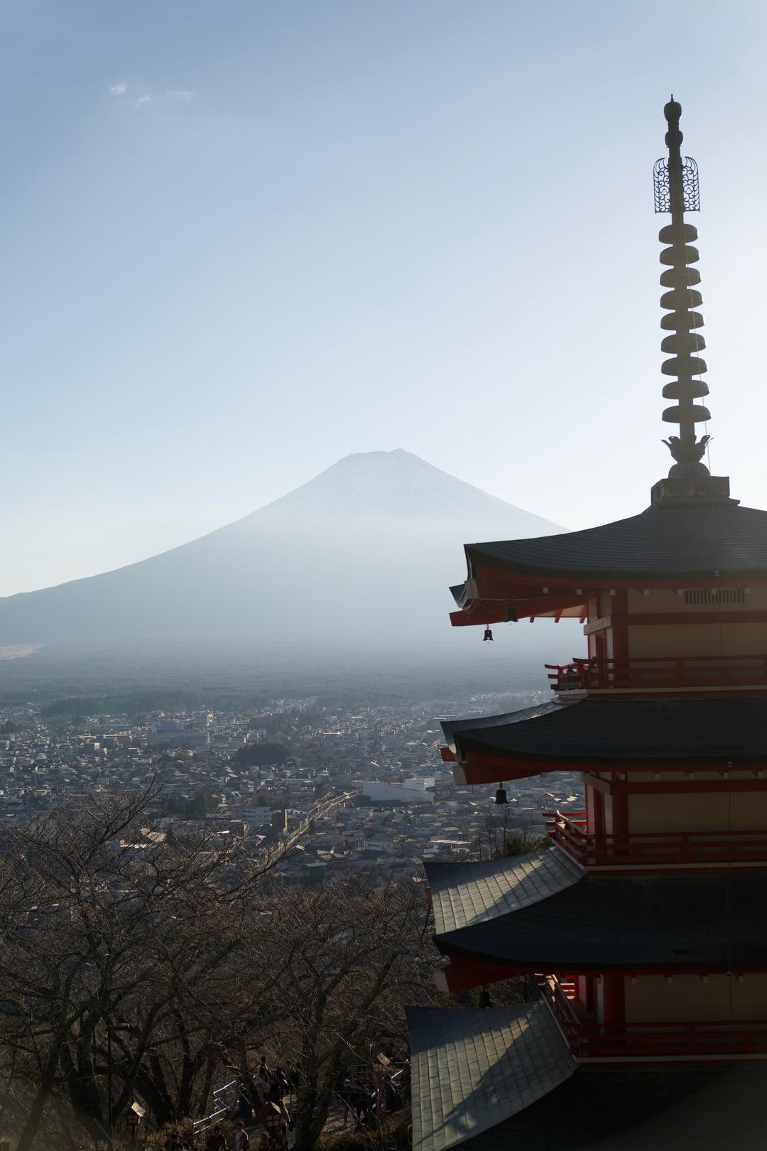 Pagoda and Fuji – Mount Fuji, Japan