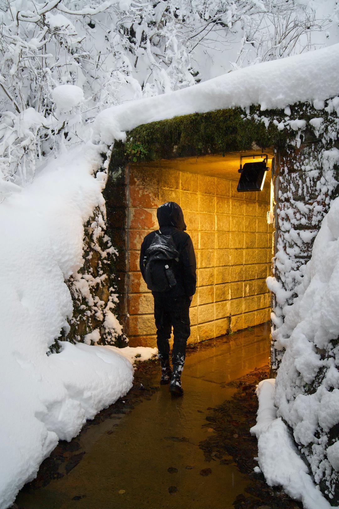 Into the warm tunnel – Yamagata, Japan