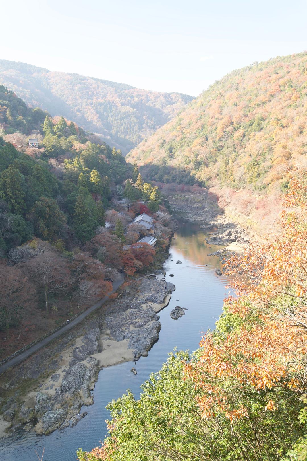 River valley – Kyoto, Japan