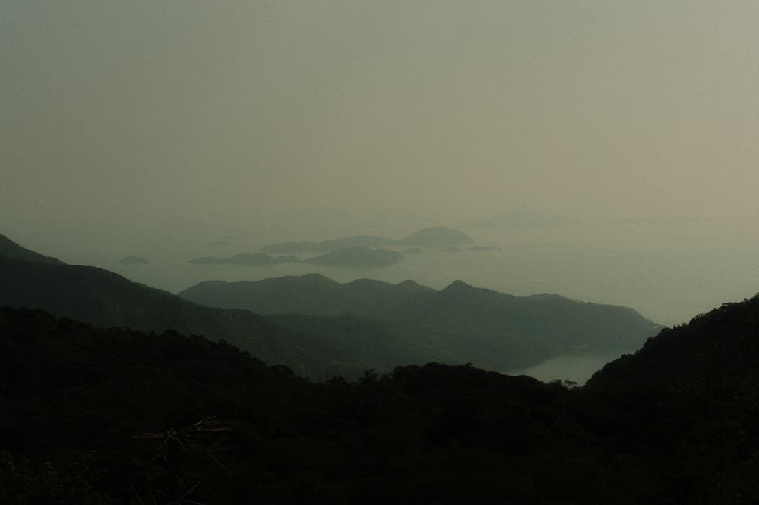 Layered hills and islands – Hong Kong