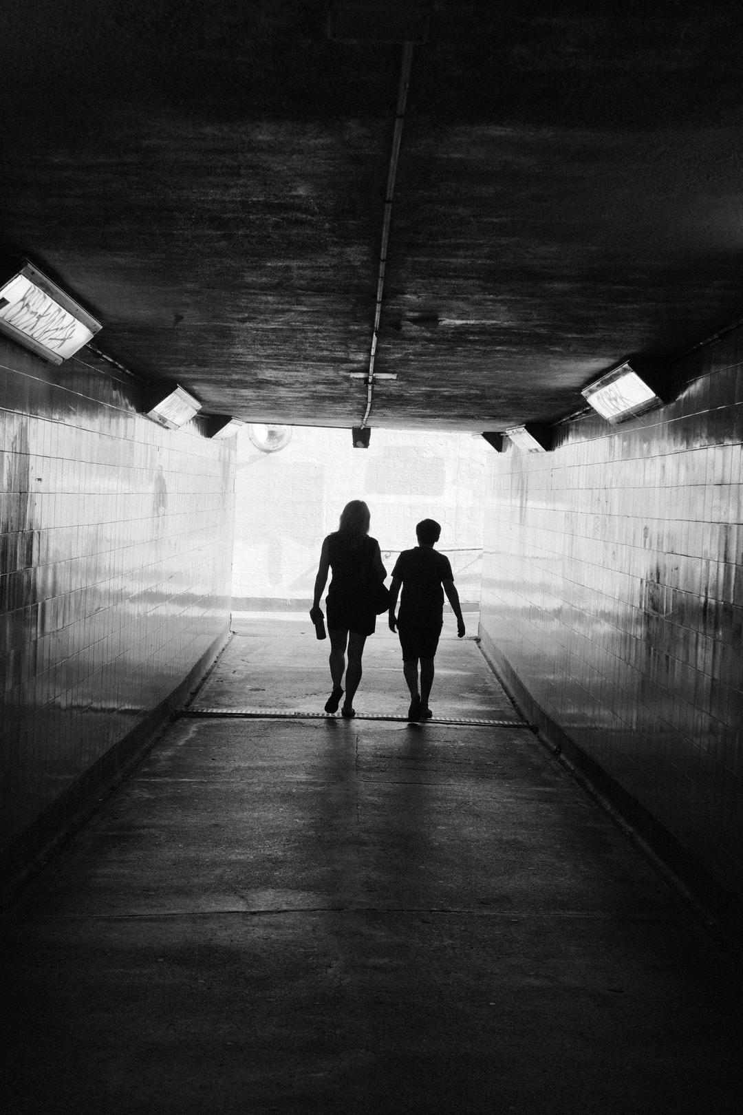 Walking toward the light – London