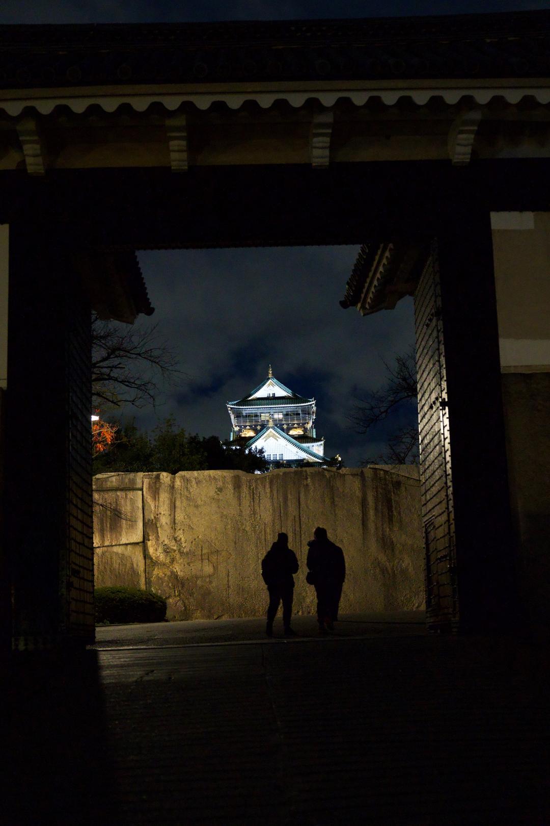 Gate silhouettes – Osaka, Japan